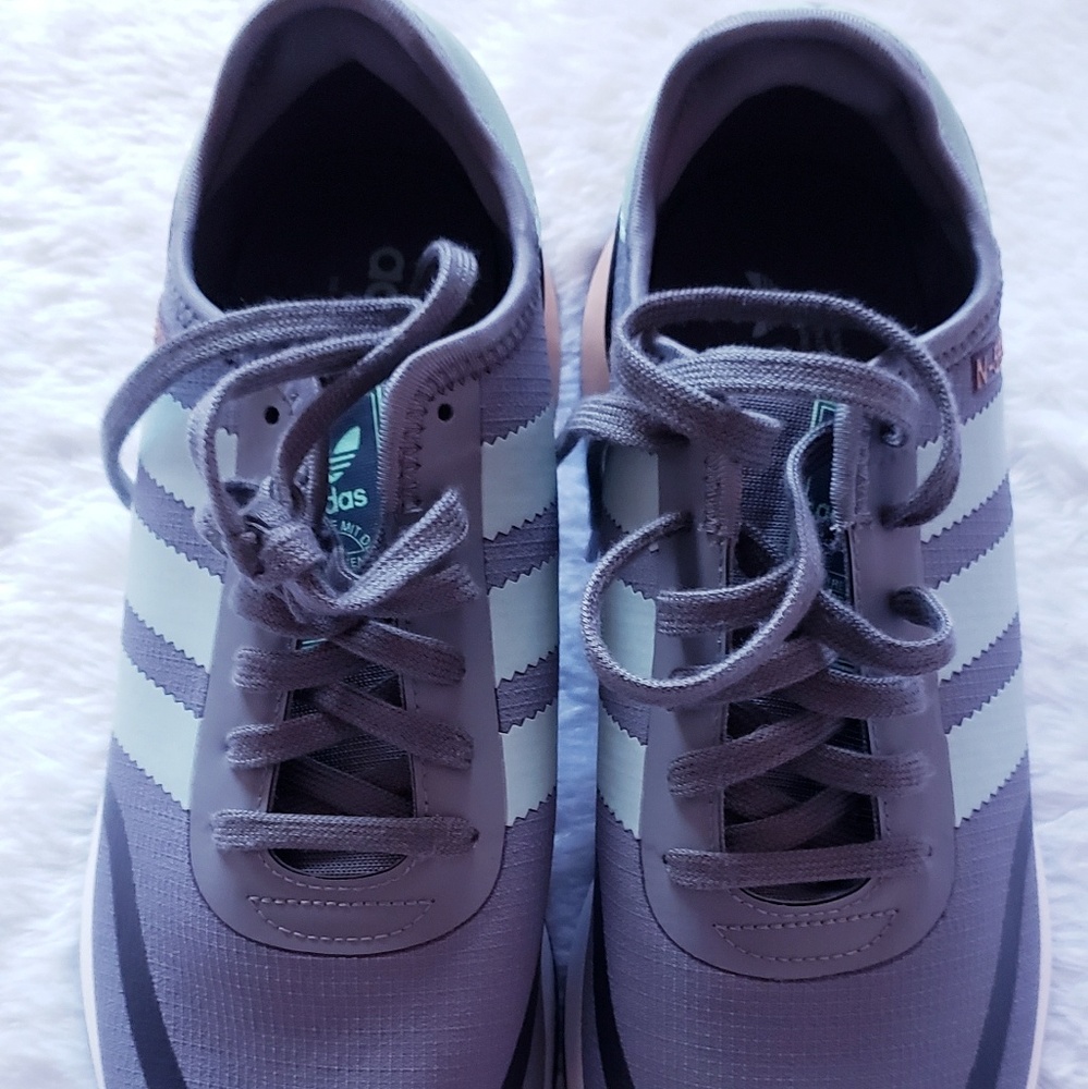 New Womens Adidas N5923 Grey Ash Green - Picture 2 of 7